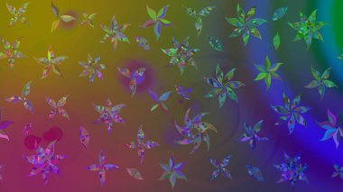 Çizim çiçek deseni duvar kağıdı, web sitesi arka planı, ambalaj kağıdı, davetiye, broşür, afiş veya web sitesi için kullanılabilir. El çizimi Raster çizimi. Karalama elementleri.