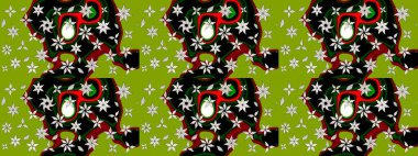 Renkli Bahar Teması eskiz kalıbı. Raster güzel kumaş deseni çiziyor. Çiçek deseni. Düz Çiçek Elementleri Tasarımı.