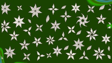 Moda baskıları için zarif bir şablon. Motley illüstrasyonu. Yeşil ve tarafsız çiçekli bahar çiçekleri. Küçük çiçekte güzel bir desen. Küçük renkli çiçekler..