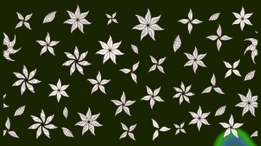 Küçük renkli çiçekler. Çiçekli bahar çiçekleri. Moda baskıları için zarif bir şablon. Motley illüstrasyonu. Küçük çiçekte güzel bir desen. Çizim.