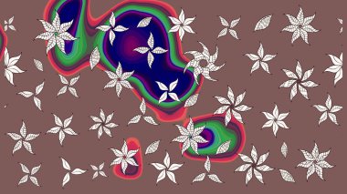 Eskiz arkaplan modeli. Suluboya, elle çizilmiş. Raster illüstrasyonu. Kahverengi ve nötr renklerde yaprakları olan yabani çiçekler.