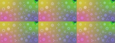 Raster resim. Güzel kumaş deseni. Doodle çiçekler ve dalları, otlar ve çiçekler. Elle çizilmiş.