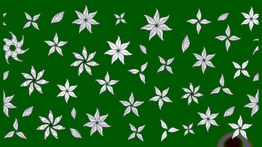 Hoş bir çiçek geçmişi var. Güzel kumaş deseni. Raster illüstrasyonu. Küçük çiçekte çizim deseni.