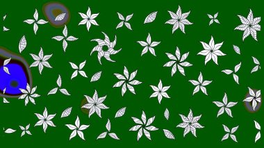 Raster illüstrasyonu. Raster çiçekleri klasik tarzda çizilmiş. Çiçekli yumuşak bir eskiz şekli. Yumuşak, bahar çiçekleri yeşil ve nötr renklerde.