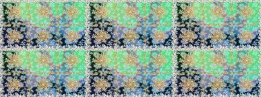 Barok tarzında altın çiçekli süs. Antika altın tekrarlanabilir duvar kağıdı. Damask pürüzsüz yineleme kalıbı. Tarafsız renklerde altın element.