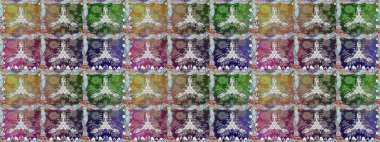 Suluboya stilinde tarafsız renklerde çiçekler. Raster illüstrasyonunda kusursuz çiçek deseni.