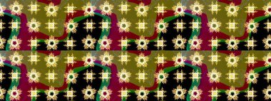 Kahverengi renkli çiçekler. Nazik romantik baskı. Raster güzel bir çiçek deseni çizmiş. Bahar mevsimi. Tatil havası..