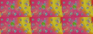 Çiçek desenli pembe renkler, el yapımı papatyalar, papatyalar. Tekrar eden çiçek arkaplanı, zarif pembe çiçek duvar kağıdı.