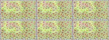 Kelebeklerle kusursuz desen. Tarafsız, yeşil ve bej renkli bir resim. Tekstil, kumaş, baskı ve davetiye geçmişi. Raster..