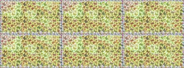 Raster. Tarafsız ve bej renkli bir resim. Egzotik Kelebeklerle tropik ve pürüzsüz bir düzen. Moda Kumaşı Tasarımı.