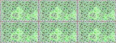 Klasik tarzda hem de. Elin kusursuz deseni suluboya desenli siluet kelebekleri. Yeşil ve nötr renklerde bir resim. Raster illüstrasyonu.