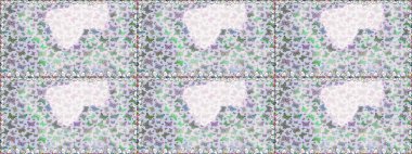 Tarafsız ve gri arka planda güzel renkli kelebeklerin Raster vintage el çizimi. Raster illüstrasyonu. Moda sevimli kumaş tasarımı.