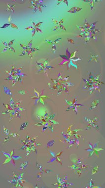 Robot resim. Moda baskıları için zarif bir şablon. Motley illüstrasyonu. Küçük renkli çiçekler. Küçük çiçekte güzel bir desen. Çiçekli bahar çiçekleri.