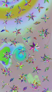 Çiçekler suluboya stilinde tarafsız ve gri renklerde. Tarafsız ve gri renkte çiçekli çiçek deseni çiz.