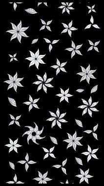 Suluboya resim taklit Raster çizimi. Yaz çiçekleri teması. El çizimi, soyut ve süslü elementler. Klasik çiçekler. Siyah ve tarafsız renkler.