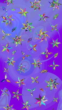 Küçük çiçekteki sevimli çiçek deseni. Tony 'nin kumaş kalıbını çiz. Modaya uygun kumaş deseni. Raster illüstrasyonu.