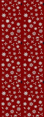 Tony 'nin kumaş kalıbını çiz. Raster illüstrasyonu. Modaya uygun kumaş deseni. Küçük çiçekte sevimli çiçek deseni var..