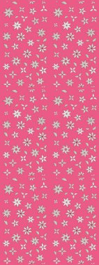 Pembe ve nötr el çizimi desen. Sanat eserleri, tarafsız tarz çiçekler ve yapraklar. Karalama çiçekleri çizim kalıbı. Raster deseni.