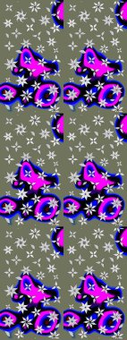 Suluboya çizim kalıbı. Eski model. Moda baskısı. Çiçeğin suluboya çizimlerinin mükemmel deseni. Dekorasyon ve tasarım için güzel desen.