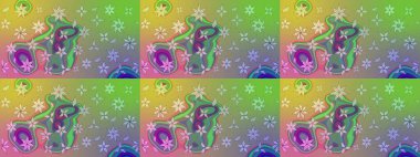 Raster çiçek desenli çiçek deseni, yapraklar, dekoratif elementler, sıçrama, lekeler, el çizimi kontur çizgileri ve Doodle çizim stili, grafik raster çizim çizimi.