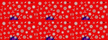 Taslak dekoratif arka plan, çiçek mandala. Kırmızı ve nötr renklerde. Raster illüstrasyonu. Çiçek..