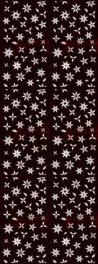 Kumaş, tekstil, duvar kağıdı baskısı için. Eski usul. Raster. Tomurcukları çiçek olan sevimli bir çiçek deseni. Raster illüstrasyonu. Taslak arkaplan.