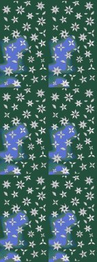 Eskiz geçmişi. Raster. Tomurcukları çiçek olan sevimli bir çiçek deseni. Raster illüstrasyonu. Eski usul. Kumaş, tekstil ve duvar kağıdı baskısı için..