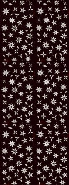 Siyah ve nötr renklerde yaprakları olan yabani çiçekler. Raster illüstrasyonu. Eskiz arkaplan modeli. Suluboya, elle çizilmiş.