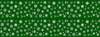 Suluboya çizim kalıbı. Çiçekler yeşilde ve suluboya stilinde nötr renklerde. Çiçek izi.