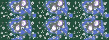 Eski moda arka plan. Güzel, parlak, pürüzsüz kumaş, tuval. Çiçek çelengi. Raster illüstrasyonu. Desen, çizim, çiçek sınırı. Kıvırcık, parlak örgü.