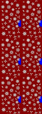 Kırmızı ve nötr renklerde çiçekler. Yumuşak, bahar çiçekli arka plan. Raster çiçek desenli ve çiçekli..