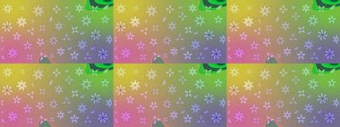 Soyut etnik raster çizim kalıbı. Vadinin çiçekleri tarafsız ve yeşil renklerde. Çiçekler..