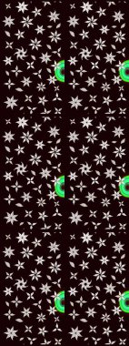 Çiçek tasarımı için inanılmaz bir kolaj cenneti tarzı. Çiçekli zambakların eskiz geçmişi. Parlak çiçekli kolaj çiçekleri siyahtır..