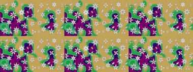 Çiçekli karalama şeklinde Raster çiçek deseni. Nazikçe, sarı renkte yaz çiçekleri. Raster illüstrasyonu.