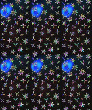 Raster güzel bir çiçek deseni çizmiş. Nazik romantik baskı. Tatil havası. Gri renkli çiçekler. Bahar mevsimi.