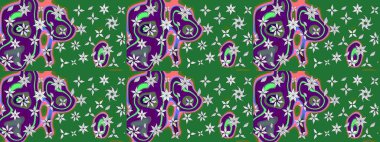 Küçük çiçekteki sevimli çiçek deseni. Raster illüstrasyonu. Tony 'nin kumaş kalıbını çiz. Modaya uygun kumaş deseni.