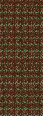 Kahverengi renkte yaz çiçekleri. Raster illüstrasyonu. Raster çiçek desenli ve çiçekli..