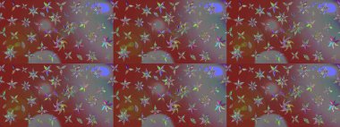 Organik elementler. Botanik çizim kalıbı. Suluboya etkisi. Raster deseni.