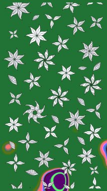 Sevgililer günü ve tebrik kartı konsepti için şık bir davetiye. Manzaralı çiçek deseni. Çiçek kompozisyonu, el boyası, hassas şablon. Üst manzara, yumuşak yeşil renk biçimi.