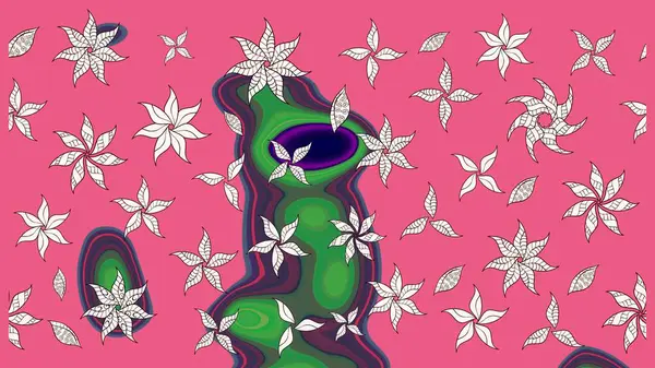 Küçük çiçekteki sevimli çiçek deseni. Modaya uygun kumaş deseni. Tony 'nin kumaş kalıbını çiz. Raster illüstrasyonu.