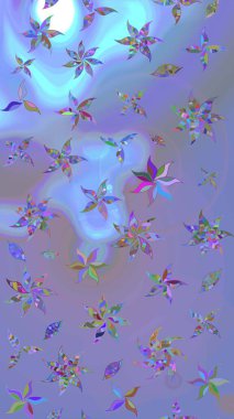 Tekstil veya kitap kapakları, imalat, duvar kağıtları, baskı, hediye paketi ve yapıştırma kitabı için çiçek eskizi geçmişi. Küçük çaplı çiçeklerdeki basit şirin desenler. Raster illüstrasyonu.