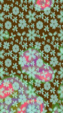 Raster düz çiçek çizim deseni. Hediye ambalaj kağıdı, tebrik kartları, posterler ve pankart tasarımı. Kahverengi ve nötr renkte çiçekler.