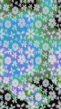 Şirin çiçek elementleri. Raster illüstrasyonu. Mavi ve nötr renklerde çiçekler. Çizim.