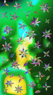 Ev dekoru. Paisley el çizimi elementler. Fantezi çiçekli eskiz deseni, doğal duvar kağıdı, çiçek desenli kıvrımlı illüstrasyon.