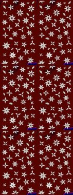 Raster deseni. Çiçekli çiçek deseni, suluboya. Küçük çiçekte güzel bir çiçek deseni..