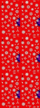 Raster illüstrasyonu. Kırmızı ve nötr renklerde. Çiçek. Taslak dekoratif arka plan, çiçek mandala.