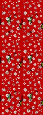 Renkli ve nötr raster çizimi. Bir sürü kırmızı ve nötr soyut çiçekli tropik eskiz deseni. Küçük çiçekte sevimli çiçek deseni var..