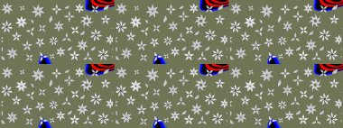 Tekstil, kumaş, kapaklar, duvar kağıtları, baskı, naylon, koleksiyon defteri, örgü, dekupaj için güzel bir eskiz. Küçük yeşil ve beyaz çiçeklerle oldukça kaliteli besin torbası deseni.