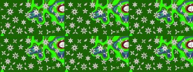 Yeşil ve nötr lale çiçekleriyle Raster eskiz deseni. Karşılama ya da düğün geçmişi olarak kullanılabilir. Paket kağıdı için en iyisi. Doğal kozmetik ürünleri, parfüm, çiçekçi dükkanı için bahar ihalesi tasarımı.