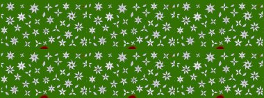 Çiçekli, yapraklı, çiçek desenli eskiz. Raster illüstrasyonu. El çizimi.